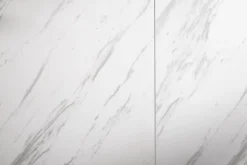 Ausziehbarer Esstisch PROMETHEUS 180-220-260cm weiß Marmor Keramik made in Italy