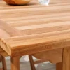 Ausziehbarer Gartentisch EMPIRE TEAK 170-230cm natur Teakholz massiv wetterfest