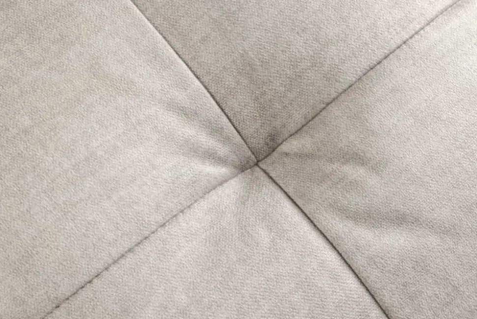 Ausziehbares Schlafsofa SMART 140cm champagner beige Vogue Velours Samt Nosagfederung