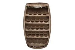 Authentisches Weinregal BODEGA 80cm natur Pinie Weinfass Shabby Chic