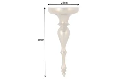 Barock Wandkonsole SCALA 60cm gold Metall Wandregal handmade Wanddekoration