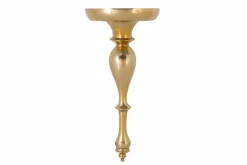 Barock Wandkonsole SCALA 80cm gold Metall Wandregal handmade Wanddekoration