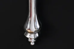 Barocke Wandkonsole SCALA 80cm silber Aluminium Wandregal