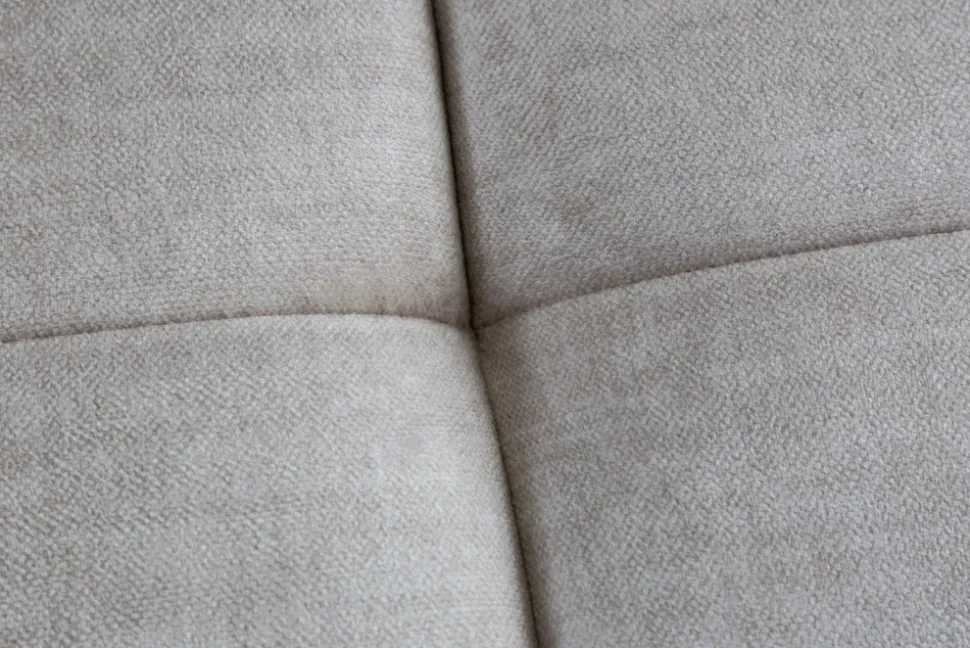 Big Sofa ELEGANCIA 285cm champagner beige Vogue Velours Samt inkl. Kissen Federkern