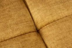 Big Sofa ELEGANCIA 285cm senfgelb Vogue Velours Samt XXL Couch inkl. Kissen Federkern