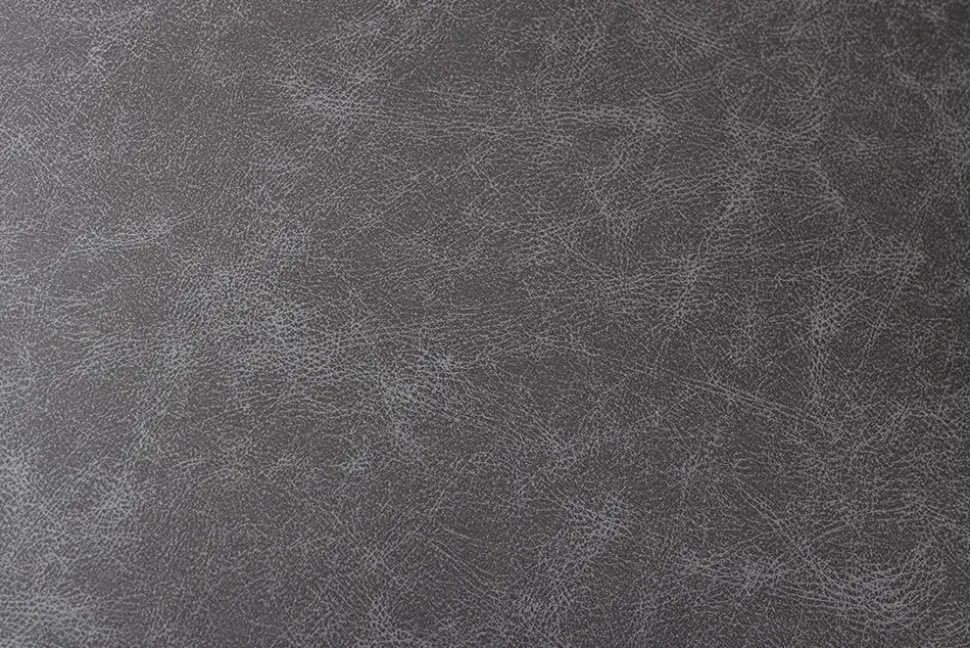 Chesterfield Stuhl CASTLE schwarz Kunstleder Gummiholz Ziernieten