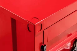 Container-Schrank GLOBETROTTER 80cm rot Metall Aktenschrank mit Flügeltüren
