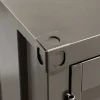 Container-Schrank GLOBETROTTER 80cm anthrazit Metall Aktenschrank mit Flügeltüren