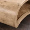 Couchtisch ORGANIC LIVING 70cm natur cream finish Mangoholz mit Hairpin Legs