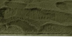 3D Hochflor Teppich DUNE 230x160cm dunkelgrün Hoch-Tief-Effekt
