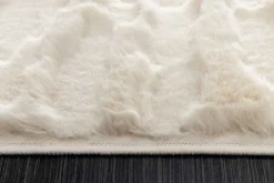 3D Hochflor Teppich DUNE 230x160cm beige Hoch-Tief-Effekt