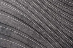 3D strukturierter Kurzflor Teppich WAVE 230x160cm anthrazit Hoch-Tief-Effekt