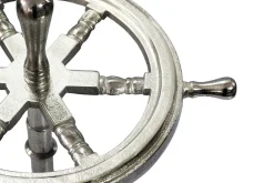 Dekorativer Schirmständer SEVEN SEAS 65cm silber Metall Regenschirmhalter