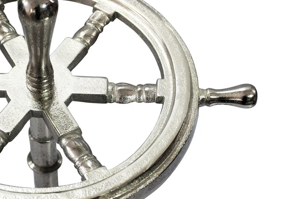 Dekorativer Schirmständer SEVEN SEAS 65cm silber Metall Regenschirmhalter