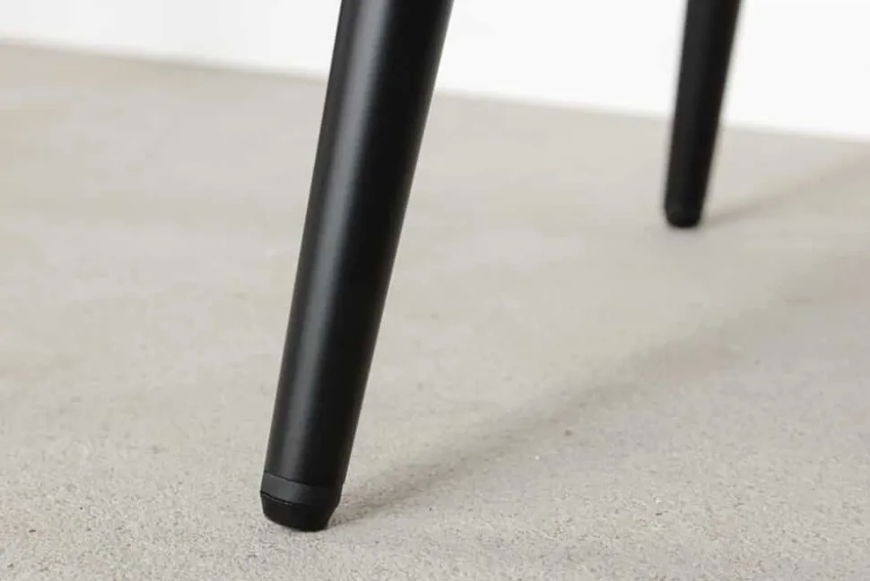 Design Barhocker MILANO petrol Samt Barstuhl mit Lehne Metall schwarz