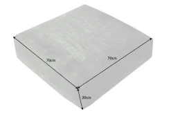Design Bodenkissen XL MODERN ART 70cm grün abstraktes Muster Sitzpouf