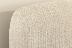 Design Boxbett ADLON 180x200cm beige Chenille Cremona mit Stauraum und Lattenrost