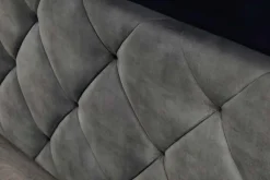 Design Boxbett ELYSIUM 180x200cm dunkelgrau Samt mit Stauraum und Lattenrost