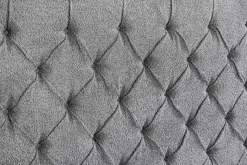 Design Boxbett PARIS 180x200 cm grau Bouclé Chesterfield