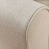 Design Boxspringbett SIGNUM 180x200cm creme Strukturstoff inkl. Stauraum Topper