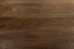 Design Esstisch GRAND 200cm dunkelbraun Mangoholz Bootsform mit Sockel