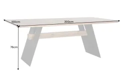 Design Esstisch GRAND OAK 200cm natur Eiche Massivholz
