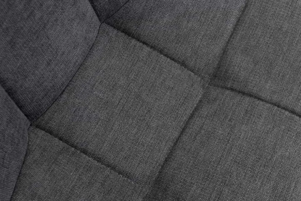 Design Freischwinger Stuhl MIAMI dunkelgrau Metallgestell matt schwarz