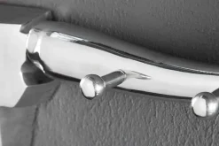 Design Garderobe BULL 100cm Aluminium Wanddekoration Stierkopf