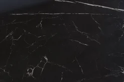 Design Konsolentisch MODERN BAROCK 140cm schwarz anthrazit chrom Keramik Marmor