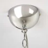 Design Kronleuchter CRYSTAL XL 80cm klar Acryl 15-armig Lüster schwarz mit Schirmen