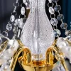 Design Kronleuchter DIAMONDS S 40cm gold Acryl 5-armig Barock Design