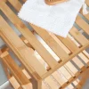 Design Regal LAGOON SPA 80cm Bambusholz zwei Fächer Badregal