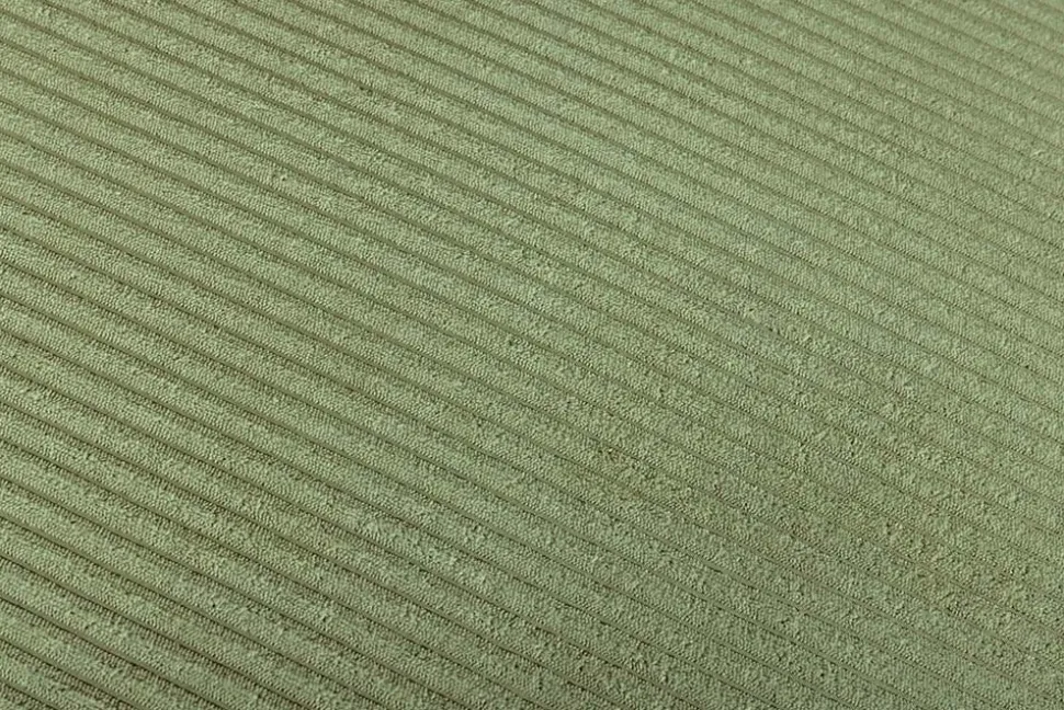 Design Schlafsofa APARTMENT 215cm grün Cord 3-Sitzer Couch inkl. Bettkasten Kissen