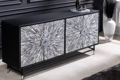 Design Sideboard HERITAGE 160cm Mosaik-Intarsien Kunsthandwerk