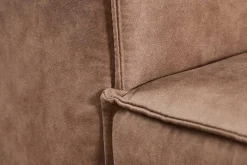 Design 3-Sitzer Sofa BOSSA NOVA 260cm antik taupe Microfaser Couch Wohnzimmer