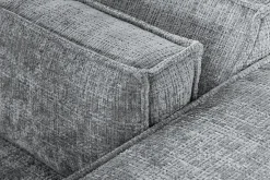 Design 3-Sitzer Sofa BOSSA NOVA 260cm grau Chenille XXL-Couch