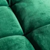 Design 3-Sitzer Sofa COZY VELVET 220cm smaragdgrün Samt Federkern Lounge