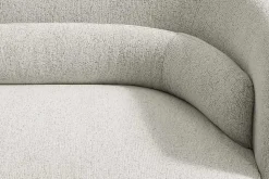 Design Sofa GATSBY 230cm beige Chenille Federkern 3-Sitzer Couch Rundum-Bezug