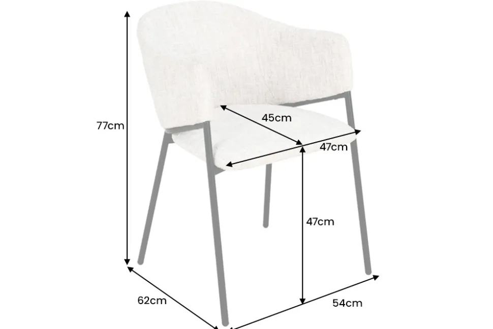 Design Stuhl NOBLESSE senfgelb Chenille schwarzes Metallgestell