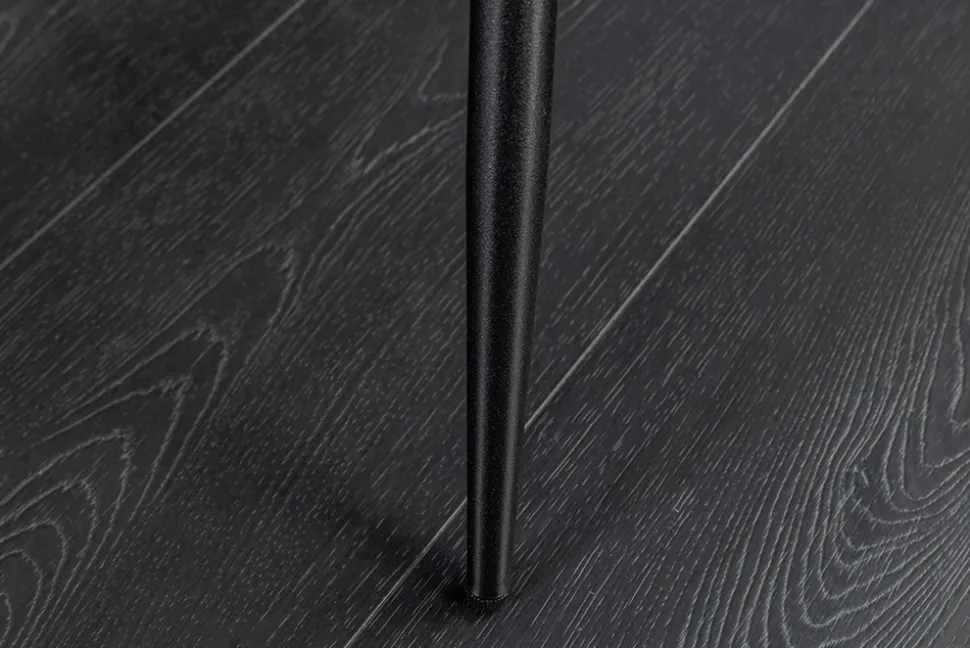 Design Stuhl ROADSTAR antik braun schwarze Metallbeine