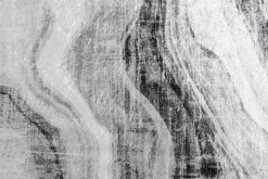 Design Teppich ART RUGS 230x160cm grau weiß Flachgewebe Indoor