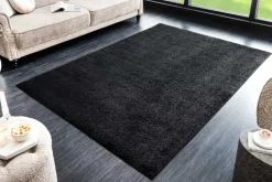 Design Teppich CLOUD 9 230x160cm schwarz Hochflor Indoor-Teppich