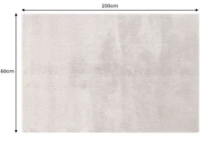 Design Teppich CLOUD 9 230x160cm creme Hochflor Indoor-Teppich
