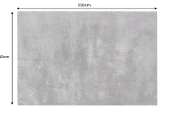 Design Teppich CLOUD 9 230x160cm anthrazit Hochflor Indoor-Teppich
