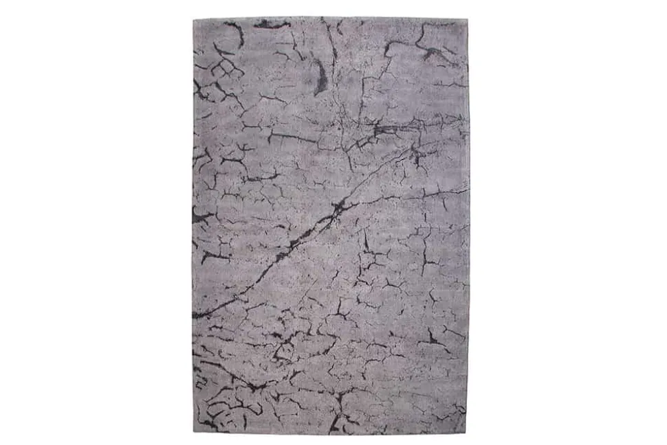 Design Teppich FIRE & EARTH 240x160cm grau Baumwolle