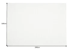Design Teppich MARBLE 240x160cm königsblau gold Marmor-Optik Flachgewebe