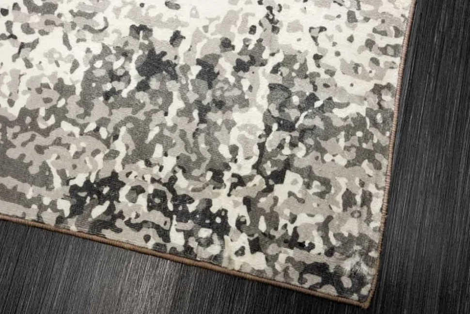 Design Teppich MODERN ART 230x160cm beige braun Kurzflor Indoor-Teppich