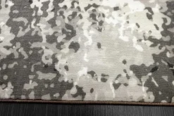 Design Teppich MODERN ART 230x160cm beige braun Kurzflor Indoor-Teppich