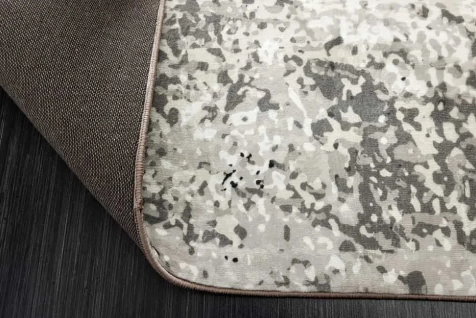 Design Teppich MODERN ART 230x160cm beige braun Kurzflor Indoor-Teppich