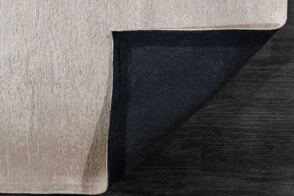Design Teppich MODERN ART XXL 350x240cm beige Used Look Baumwolle Vintage Flachgewebe